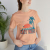 Key West, Florida T-Shirt - Retro Palm Tree & Beach Unisex Key West Shirt