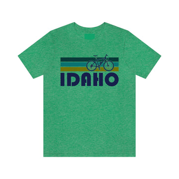 Buy heather-kelly Idaho T-Shirt - Retro Mountain Bike Adult Unisex Idaho T Shirt