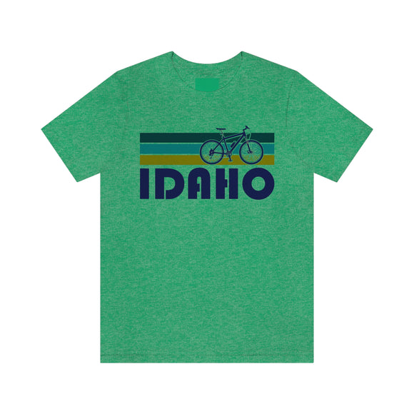 Idaho T-Shirt - Retro Mountain Bike Adult Unisex Idaho T Shirt