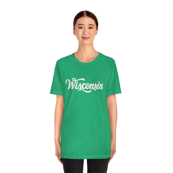 Wisconsin T-Shirt - Hand Lettered Unisex Wisconsin Shirt