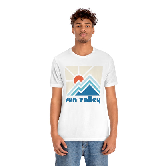 Sun Valley Shirt, Idaho Retro T-Shirt, Colorful Idaho tee, Sun Valley Mountain Shirt