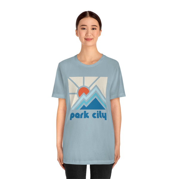 Park City Shirt, Utah Retro T-Shirt, Colorful Utah tee, Park City Mountain Shirt