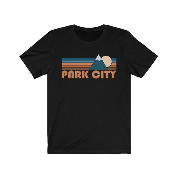 Park City, Utah T-Shirt - Retro Mountain Adult Unisex Park City T Shirt