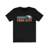 Park City, Utah T-Shirt - Retro Mountain Adult Unisex Park City T Shirt