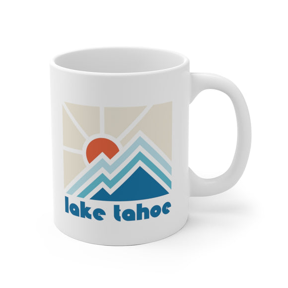 Lake Tahoe, California Mug, Ceramic Lake Tahoe, California Mug, Lake Tahoe, California Coffee Mug