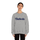 Nashville, Tennessee Sweatshirt - Script Unisex-10