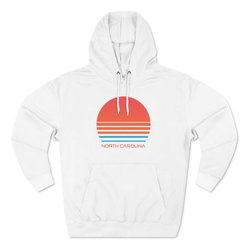 Premium North Carolina Hoodie - Retro 80s Unisex Sweatshirt - 0