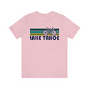 Lake Tahoe T-Shirt - Retro Mountain Bike Adult Unisex Lake Tahoe, Idaho T Shirt-55