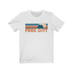 Park City, Utah T-Shirt - Retro Mountain Adult Unisex Park City T Shirt