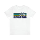 Montana T-Shirt - Retro Mountain Bike Adult Unisex Montana T Shirt-10
