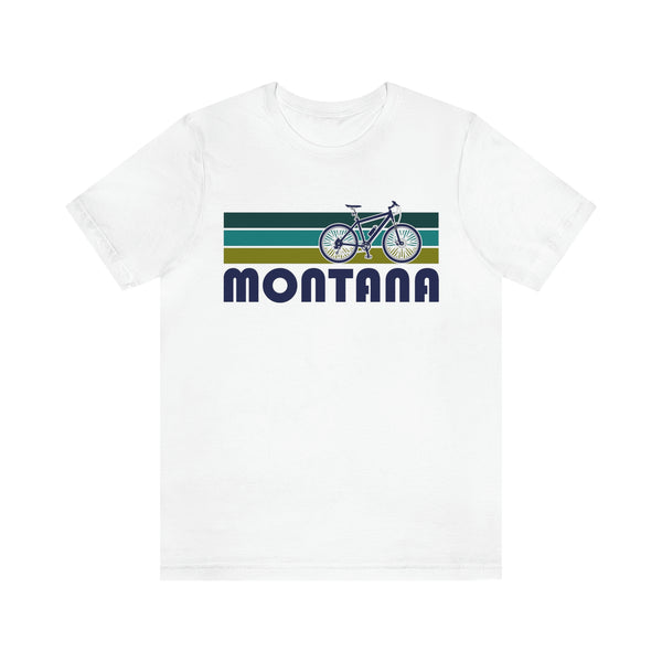 Montana T-Shirt - Retro Mountain Bike Adult Unisex Montana T Shirt