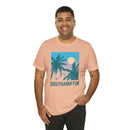 Southampton, New York T-Shirt - Retro Palm Tree & Beach Unisex Southampton Shirt-44