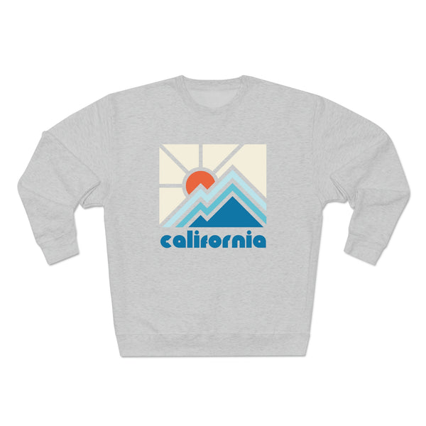 Premium California Crewneck Sweatshirt - Retro Unisex Sweatshirt