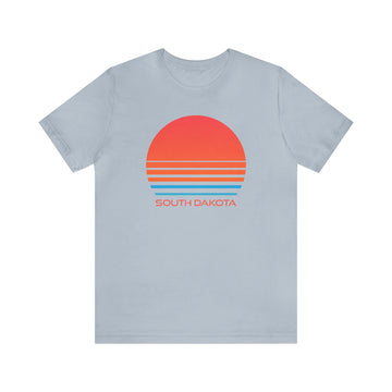 Buy light-blue South Dakota T-Shirt - Retro 80s Unisex South Dakota Shirt