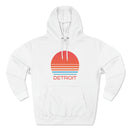 Premium Detroit, Michigan Hoodie - Retro 80s Unisex Sweatshirt-1