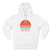 Premium Detroit, Michigan Hoodie - Retro 80s Unisex Sweatshirt