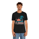 Florida T-Shirt - Retro Palm Tree & Beach Unisex Florida Shirt-20