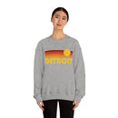 Detroit, Michigan Sweatshirt - Retro Sunset Unisex-18