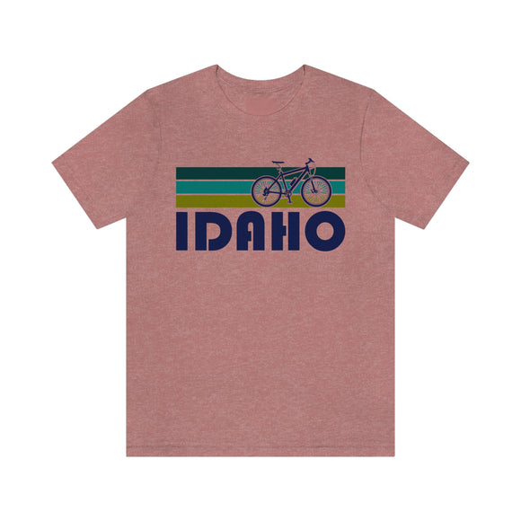 Idaho T-Shirt - Retro Mountain Bike Adult Unisex Idaho T Shirt