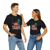 Tampa, Florida T-Shirt - Retro Palm Tree & Beach Unisex Tampa Shirt