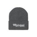 Mississippi Beanie - Adult Hand Lettered Embroidered Mississippi Knit Hat-1