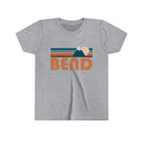 Bend Youth T-Shirt - Retro Mountain Oregon Kid's TShirt-1