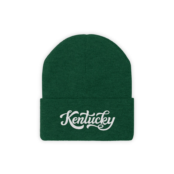Kentucky Beanie - Adult Hand Lettered Embroidered Kentucky Knit Hat