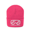 Colorado Knit Beanie - Adult Embroidered Ski Goggles Colorado Knit Hat-22