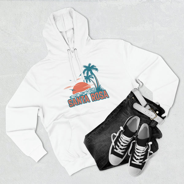 Premium Santa Rosa, California Hoodie - Palm Tree Unisex Sweatshirt