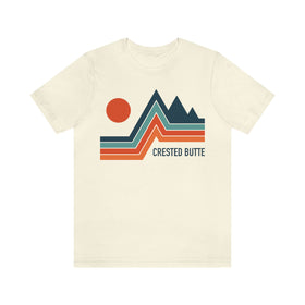 Crested Butte, Colorado T-Shirt - Retro Mountain Unisex Crested Butte Shirt