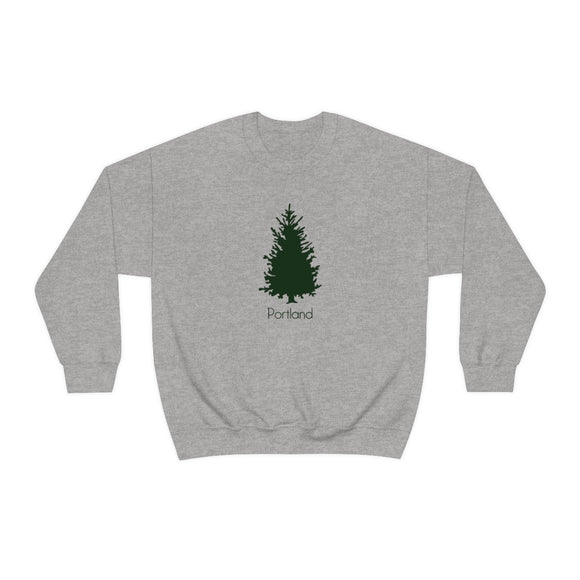 Portland, Oregon Sweatshirt - Tree Unisex