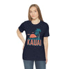 Kauai, Hawaii T-Shirt - Retro Palm Tree & Beach Unisex Kauai Shirt
