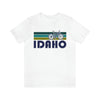 Idaho T-Shirt - Retro Mountain Bike Adult Unisex Idaho T Shirt
