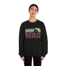 Bend, Oregon Sweatshirt - Fall Retro Mountain Unisex Crewneck Bend Sweatshirt-10