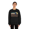 Bend, Oregon Sweatshirt - Fall Retro Mountain Unisex Crewneck Bend Sweatshirt