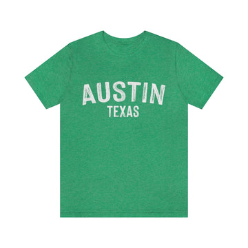 Buy heather-kelly Austin, Texas Shirt - Paint Text Unisex Austin T-Shirt
