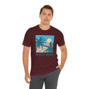 Myrtle Beach, South Carolina T-Shirt - Retro Palm Tree & Beach Unisex Myrtle Beach Shirt-102