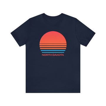 North Dakota T-Shirt - Retro 80s Unisex North Dakota Shirt