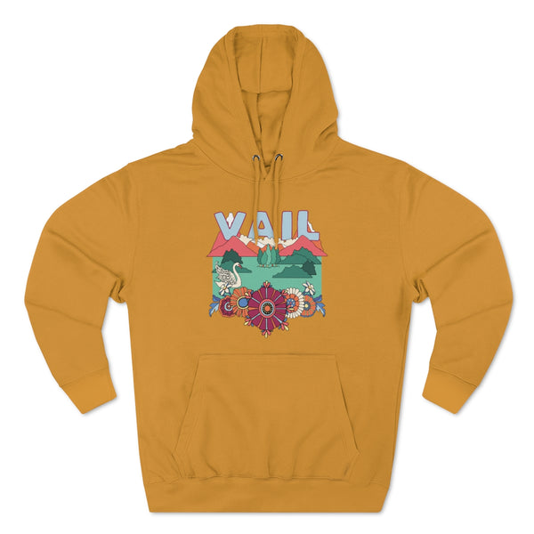 Premium  Vail, Colorado Hoodie - Boho Unisex Sweatshirt