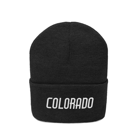 Colorado Beanie - Adult Embroidered Colorado Knit Hat