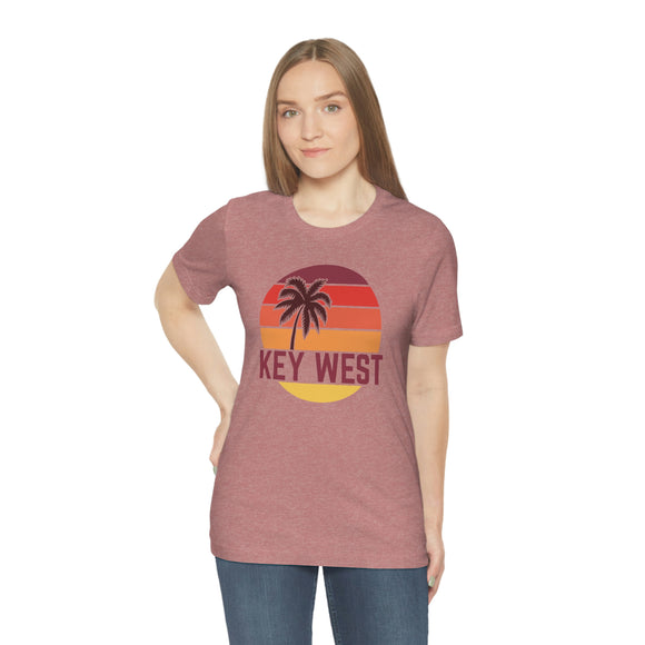 Key West, Florida T-Shirt - Retro Palm Tree Unisex Key West Shirt