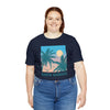 Santa Barbara, California T-Shirt - Retro Palm Tree & Beach Unisex Santa Barbara Shirt