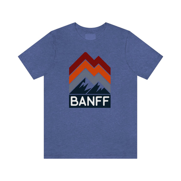 Banff, Canada T-Shirt - Retro Mountain Unisex Banff Shirt