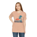 Newport Beach, California T-Shirt - Retro Palm Tree & Beach Unisex Newport Beach Shirt-41