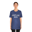 Portland, Oregon Shirt - Paint Text Unisex Portland T-Shirt-2