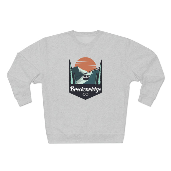 Premium Breckenridge, Colorado Crewneck Sweatshirt - Retro Unisex Sweatshirt