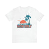 Monterey, California T-Shirt - Retro Palm Tree & Beach Unisex Monterey Shirt