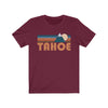 Tahoe, California T-Shirt - Retro Mountain Adult Unisex Tahoe T Shirt