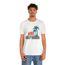 Gulf Shores, Alabama T-Shirt - Retro Palm Tree & Beach Unisex Gulf Shores Shirt-4