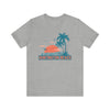 Huntington Beach, California T-Shirt - Retro Palm Tree & Beach Unisex Huntington Beach Shirt